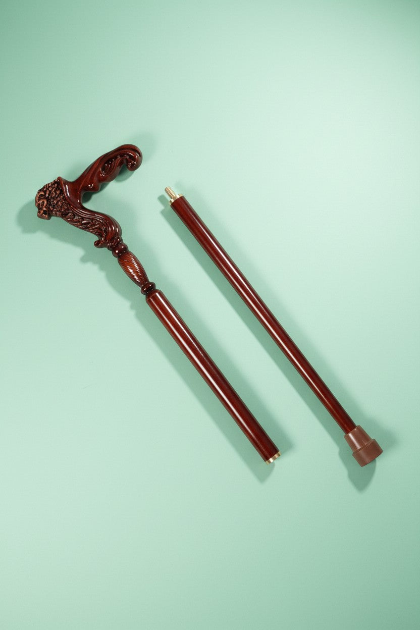 8 Styles Premium Beech Wood Elegant Walking Canes