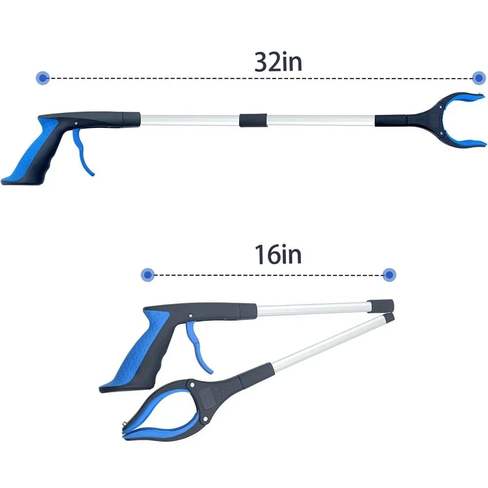 Foldable Gripper Extender Hand Tools Litter Reachers Pickers Collapsible Garbage Reacher Grabber Pick up Tools Long Handy Trash