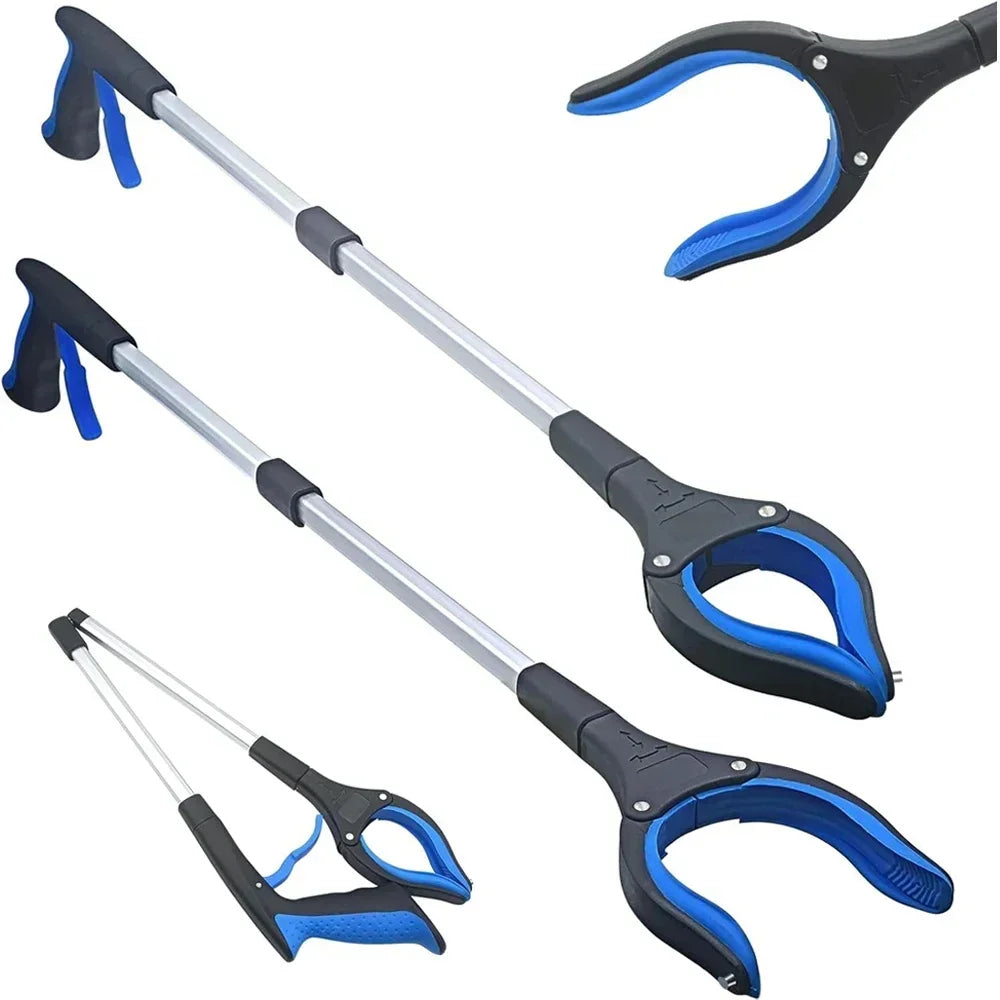 Foldable Gripper Extender Hand Tools Litter Reachers Pickers Collapsible Garbage Reacher Grabber Pick up Tools Long Handy Trash