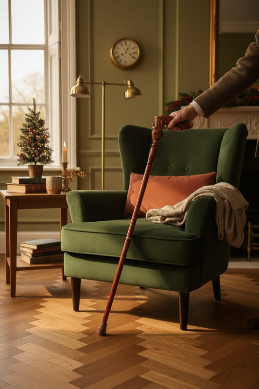 8 Styles Premium Beech Wood Elegant Walking Canes