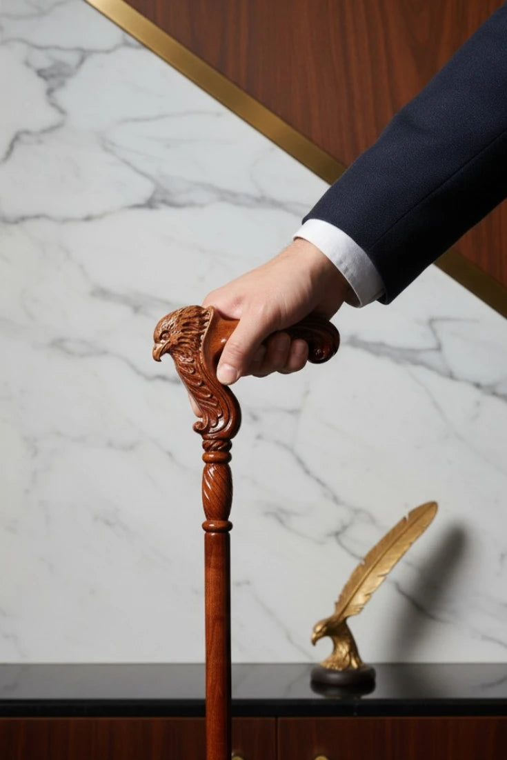 8 Styles Premium Beech Wood Elegant Walking Canes