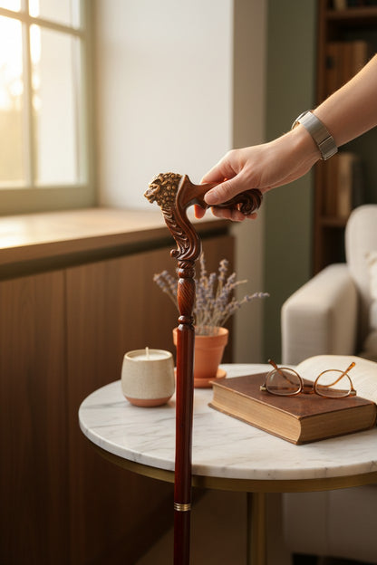 8 Styles Premium Beech Wood Elegant Walking Canes