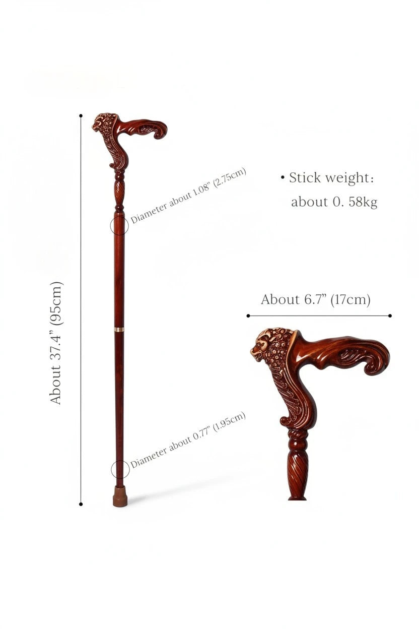 8 Styles Premium Beech Wood Elegant Walking Canes